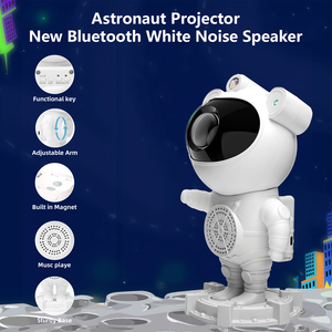 Çocuklar için astronot Galaxy projektör-Bluetooth hoparlör, uzaktan kumanda, zamanlayıcı, ayarlanabilir bulutsusu ve yıldızlı gökyüzü gece lambası - Product Image 2