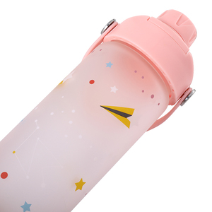 אווריץ' BPA חינם בקבוק מים מזכוכית עם מכסה ידית נוח גוף כוס עטוף סיליקון כוס מים ספורט בריא