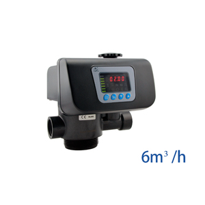 6 T/h <span class=keywords><strong>Runxin</strong></span> ceramica LED disco automatico addolcitore acqua valvola F63B1 con tipo tempo di depurazione dell'acqua fabbrica professionale