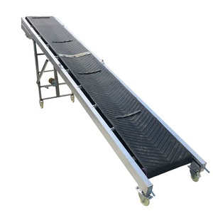 Hot-Selling PVC Belt Conveyor Truck <strong>Container</strong> <strong>Loading</strong> <strong>and</strong> <strong>Unloading</strong> with Galvanized Square Steel <strong>and</strong> Motor for Food Shops - Product Image 1