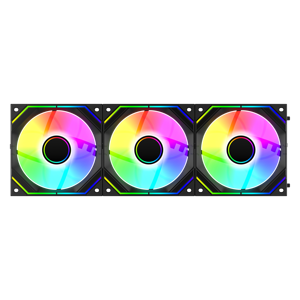 Daisy 120mm <span class=keywords><strong>PC</strong></span> Case Fan Flow 3 em 1 Argb caso Fan Kit Super Silent Lighting Poderoso Cooling para Computer Gaming OEM Rgb Fans - Product Image 6