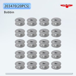 (20pcs) 203470钢制梭芯适合LT2-B842，B845，Singer 112G，212W，LH-1162，LH-3168双针缝纫机 - Product Image 2