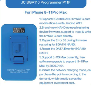 JC P11F P11 telefono NAND BGA110 programmatore per iPhone 8 8P X XR XS MAX NAND Flash per iphone NAND dati sottostanti lettura strumenti di scrittura - Product Image 6