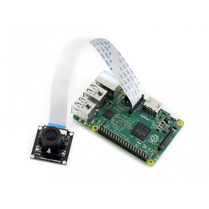 <strong>Raspberry</strong> <strong>Pi</strong> <strong>Camera</strong> (I) Waveshare for RPi A B+ <strong>2</strong> B 3 B Adjustable Focal Length Fisheye Lens Wider Field of View <strong>Module</strong> Kit - Product Image 5