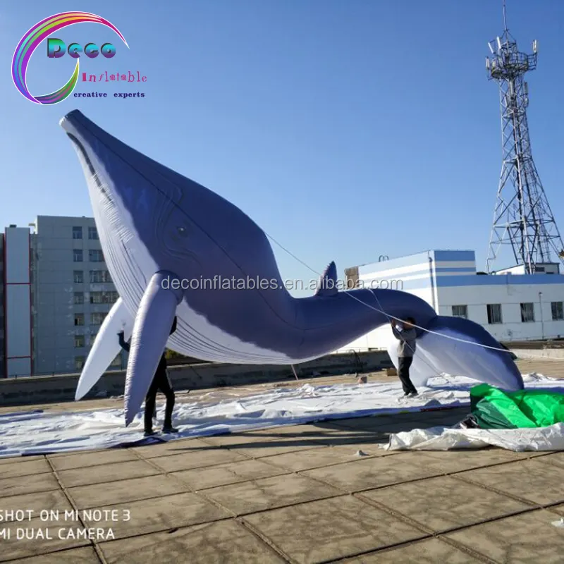 Gigante colorato gonfiabile balena blu per il Partito & di Evento