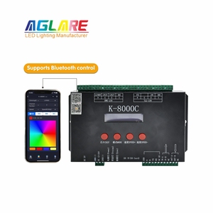 BT connessione indirizzabile luce Led striscia telecomandata 5V 12V 24V K-8000C Spi Dmx Controller - Product Image 1