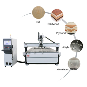 Precio de fábrica Multipropósito 2040 CNC madera PVC tablero de espuma corte ATC CNC enrutador con un cabezal de taladro - Product Image 1
