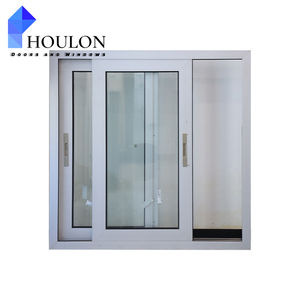 High-end sürüm direnci soğuk kırık köprü cam pencere 3 parça alüminyum sürgülü pencereler - Product Image 4