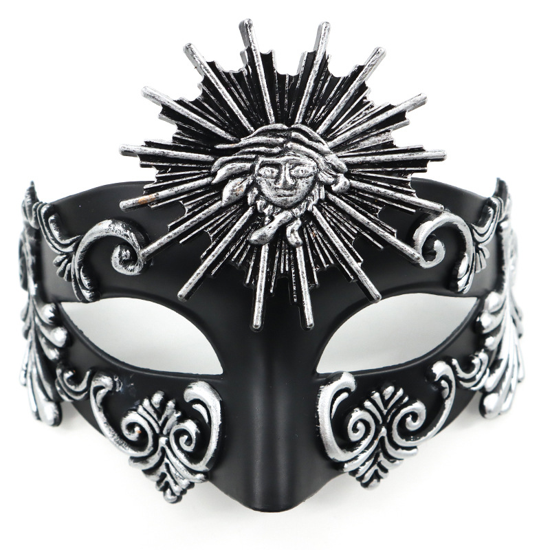 Roman sun god-black silver