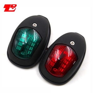 12V 8 LED kırmızı yeşil navigasyon lambası yan işaretleyici işık park lambası kamyon römork tekne kamyon Van RV - Product Image 2