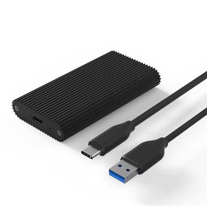 铝制固态硬盘外壳Msata外部固态硬盘外壳适配器USB C型C至Msata固态硬盘外壳 - Product Image 1