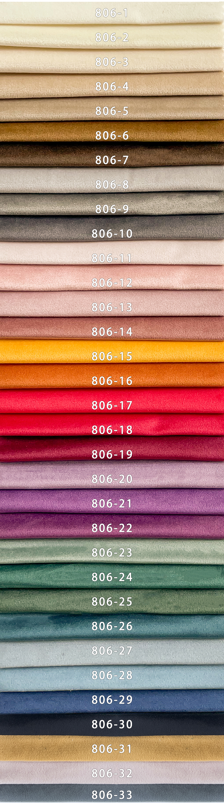 31 couleurs au choix