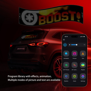 32*<strong>16</strong> RGB Flexible <strong>LED</strong> Smart Screen APP Control DIY Music Sync Bluetooth Universal for IOS Android USB Powered - Product Image 2