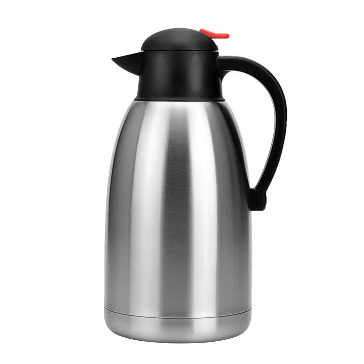 Vente en gros Bouteille thermos en acier inoxydable Pichet sous vide 2,0 L Fiole sous vide Pot à café Pot thermos