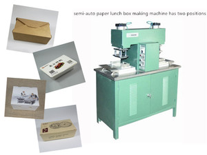 Semi-automática de contenedor de papel para comida y la máquina de hacer caja - Product Image 5