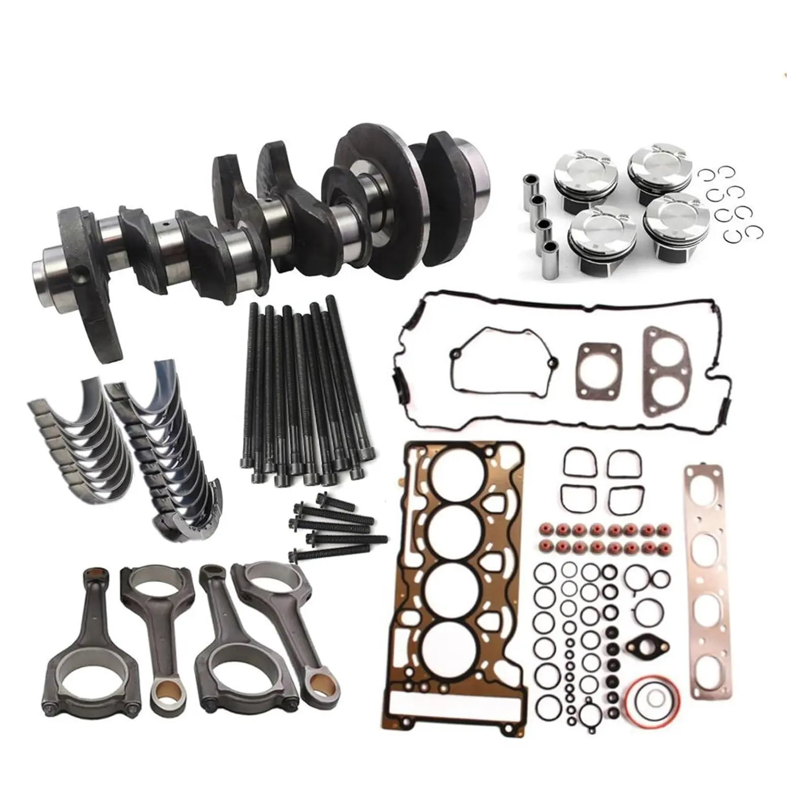 Động cơ xây dựng lại đại tu Kit & trục khuỷu & kết nối rodsw/mang bộ phù hợp cho BMW N20 N26 125i 320i 328i 428i 528i X1 X3 Z4 F30 F