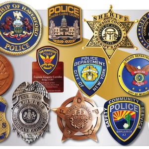 Bán sỉ tùy chỉnh chaplain kim loại huy hiệu kim loại vệ sĩ Guard văn phòng thăng hoa Phù Hiệu - Product Image 1