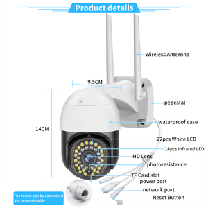 Yoosee กล้องวงจรปิดแอปอัจฉริยะ, ระบบกล้องรักษาความปลอดภัย Wi-Fi P2P กันน้ำ4G ซิมการ์ดกล้องวงจรปิด4G PTZ - Product Image 6