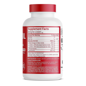 OEM Krill Minyak Gel lembut dengan EPA DHA mendukung otak dan memori bekerja sehat sendi Krill minyak kapsul lembut kualitas tinggi - Product Image 4