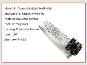 Módulo de cámara Raspberry Pi 3 Wide NoIR 12mp IMX708 para cámara Raspberry Pi 4 oferta caliente - Product Image 3