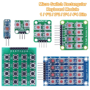 Micro Switch 1*2/2*2/2*4/4*4 <strong>Matrix</strong> Keyboard 8-bit Button Independent Button MCU External Expansion Keyboard Module - Product Image 6
