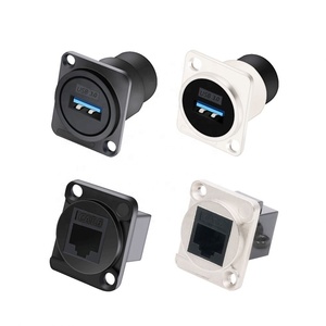 USB <strong>RJ45</strong> HD-MI 6.35MM 3.5MM RJ11 RCA <strong>BNC</strong> Type-C DIN VGA LC Optical Fiber Connector D Type Connector - Product Image 1