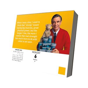 2025 Mister Rogers gün-a-zaman kutusu takvim masa masa ekran baskı planlayıcısı - Product Image 1