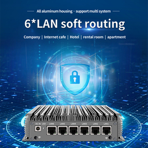 ZW006-B <strong>Network</strong> Server Industrial Mini PC Soft Router I7 10510U I5 10210U I3 10110U 6x2.5G LAN Support 4G Module Gateway <strong>Compute</strong> - Product Image 6