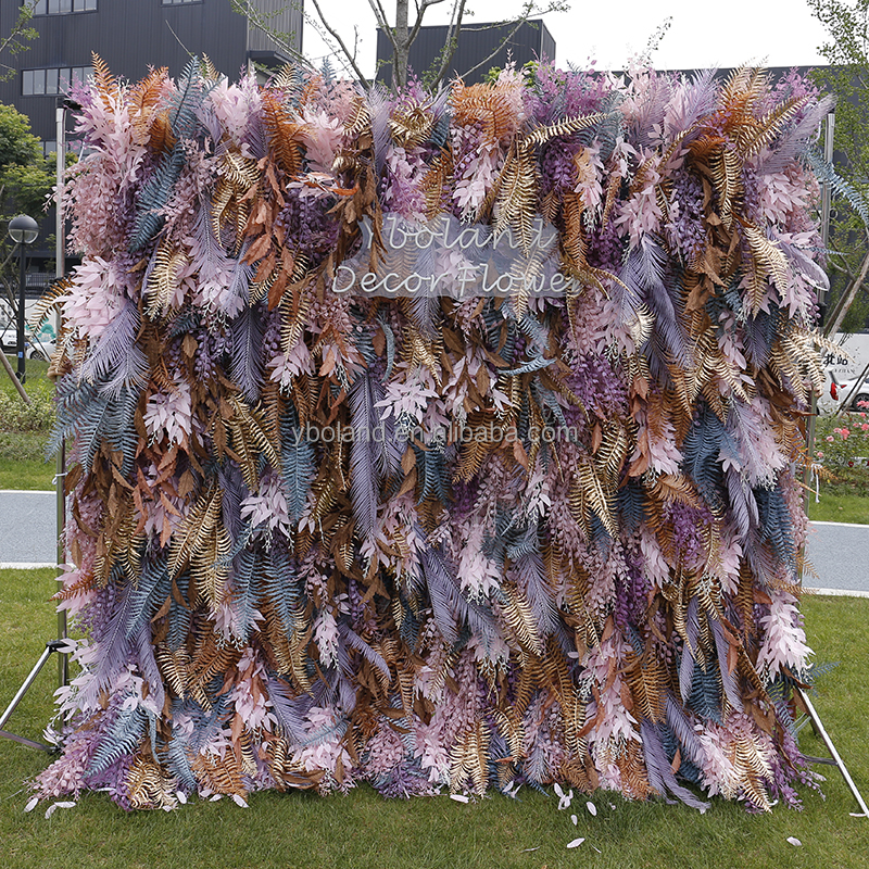 10# Muro di fiori viola