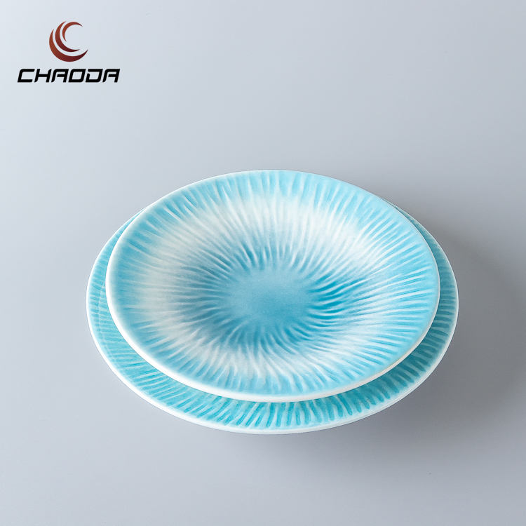 Plaque de fleurs peu profondes 8/9.25/10"