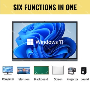 A buon mercato 55 pollici Display interattivo Touch Screen digitale schermo piatto Smart Board conferenze elettroniche lavagna interattiva - Product Image 4