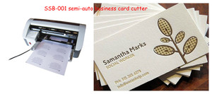 QikeSSB-001半自動名刺カッター名刺カッター名刺カッター名刺カッター切断機 - Product Image 5