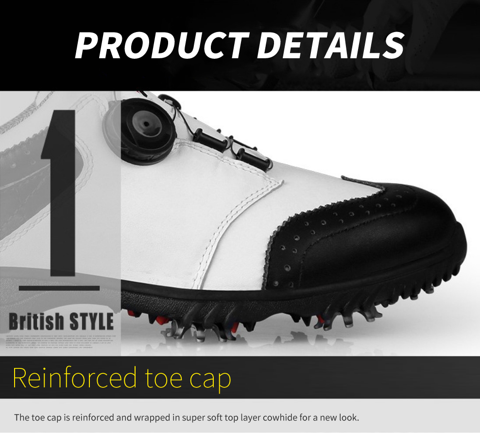 PGM XZ039 New design/Waterproof/Automatic rotation shoelace golf shoes企业官网