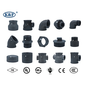Kanaifu Clip <strong>Type</strong> Tubular Elbow <strong>Swivel</strong> Zinc Plated Iron Pipe Fittings with Threaded Connection for Refrigerant Vpipe - Product Image 5