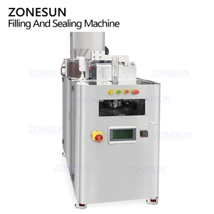 ZONESUN ZS-GF800C Full Automatic Monoblock <strong>Small</strong> Powder Coffee Capsul <strong>K</strong> Cup Filling Sealing Machine - Product Image 6