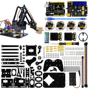 STEM Educational Programmable Robotics Kit für Arduino 4DOF Roboterarm Kit DIY 4-Achsen-Mini-Roboterarm