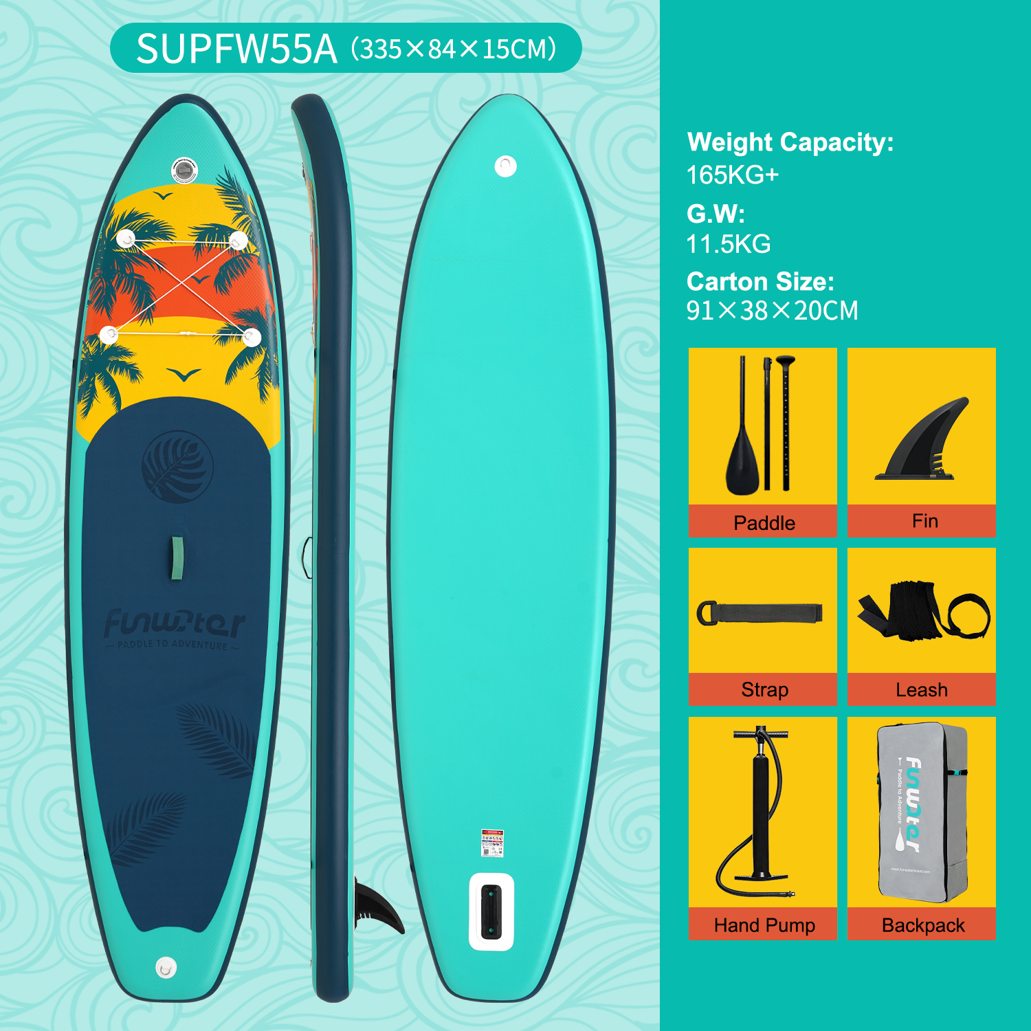 335*84*15cm--SUPFW55A