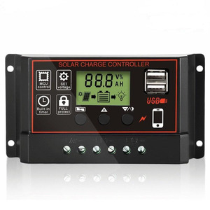 SuoRui PWM Solar laderegler 12 24-V-Solarpanel-Laderegler mit Load-Timer mit LCD-Display Mppt-Laderegler - Product Image 1