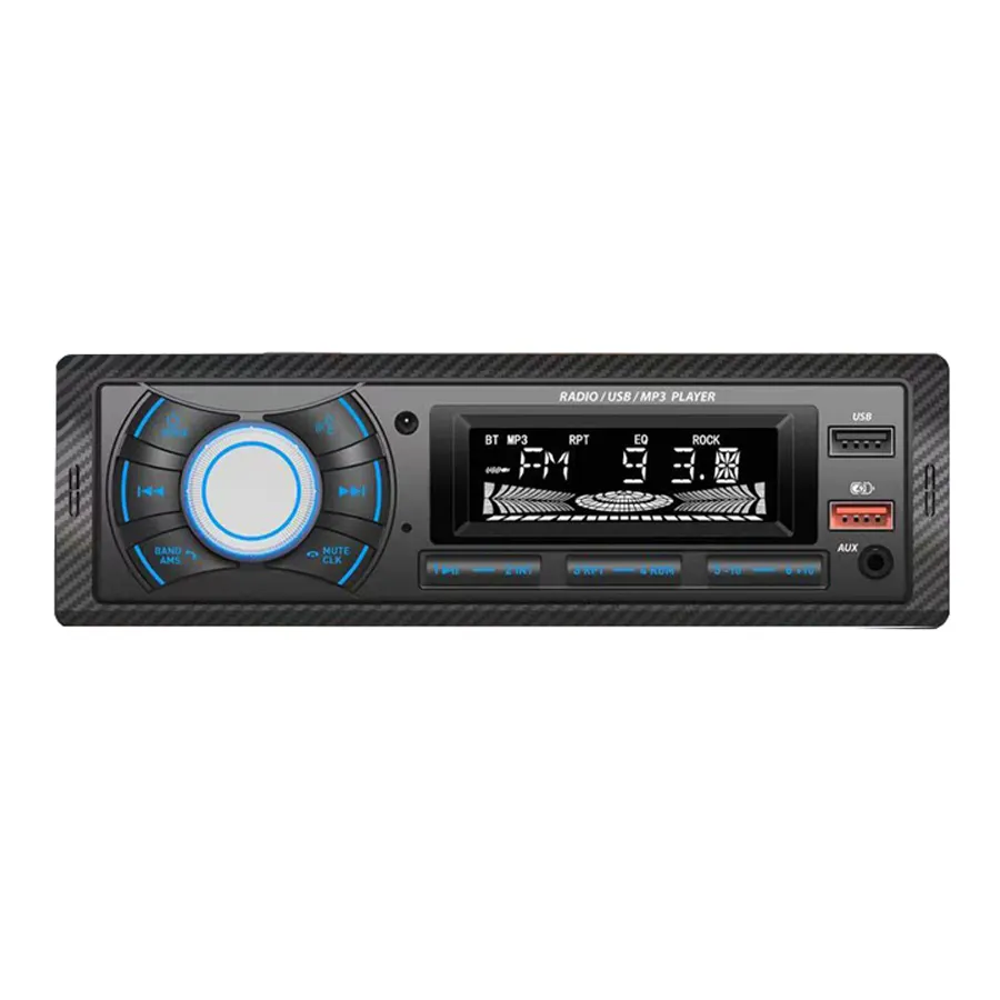 Car MP3 Player Dois USB Carga Rápida Bluetooth Stereo Autoradio1 DIN BT 12V USB SD TF Cartão AUX LCD FM Rádio Do Carro