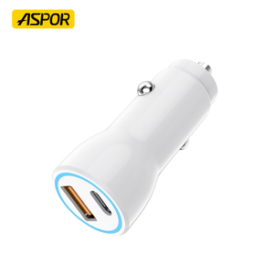 Aspor A910 Portable Phone Fast <strong>Charger</strong> With LED Light Car <strong>Charger</strong> Quick Charge PD +QC Car <strong>Charger</strong> Dual Usb - Product Image 4