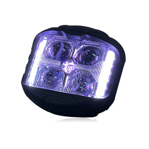 Aozoom 5 Inch 12V 80W 5500K IP67 <strong>Led</strong> Dual-beam Offroad <strong>Led</strong> Driving Auxiliary Light Car <strong>LED</strong> Work Lamp External Lighting Module - Product Image 3