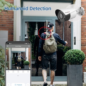 LS VISION-cámara IP impermeable para exteriores, videocámara de seguridad tipo bala dvr con entrada de Audio, 30M, WDR, H.265, 4MP, POE, PTZ - Product Image 4