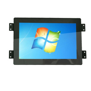 Nueva llegada Marco abierto Panel LCD de 7 pulgadas Resolución de 1024*600 Monitor táctil de computadora VGA BNC HD MI