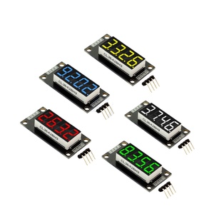 Commercio all'ingrosso TM1637 4 bit digitale tubo LED segmento modulo con Display orologio rosso anodo comune verde - Product Image 1