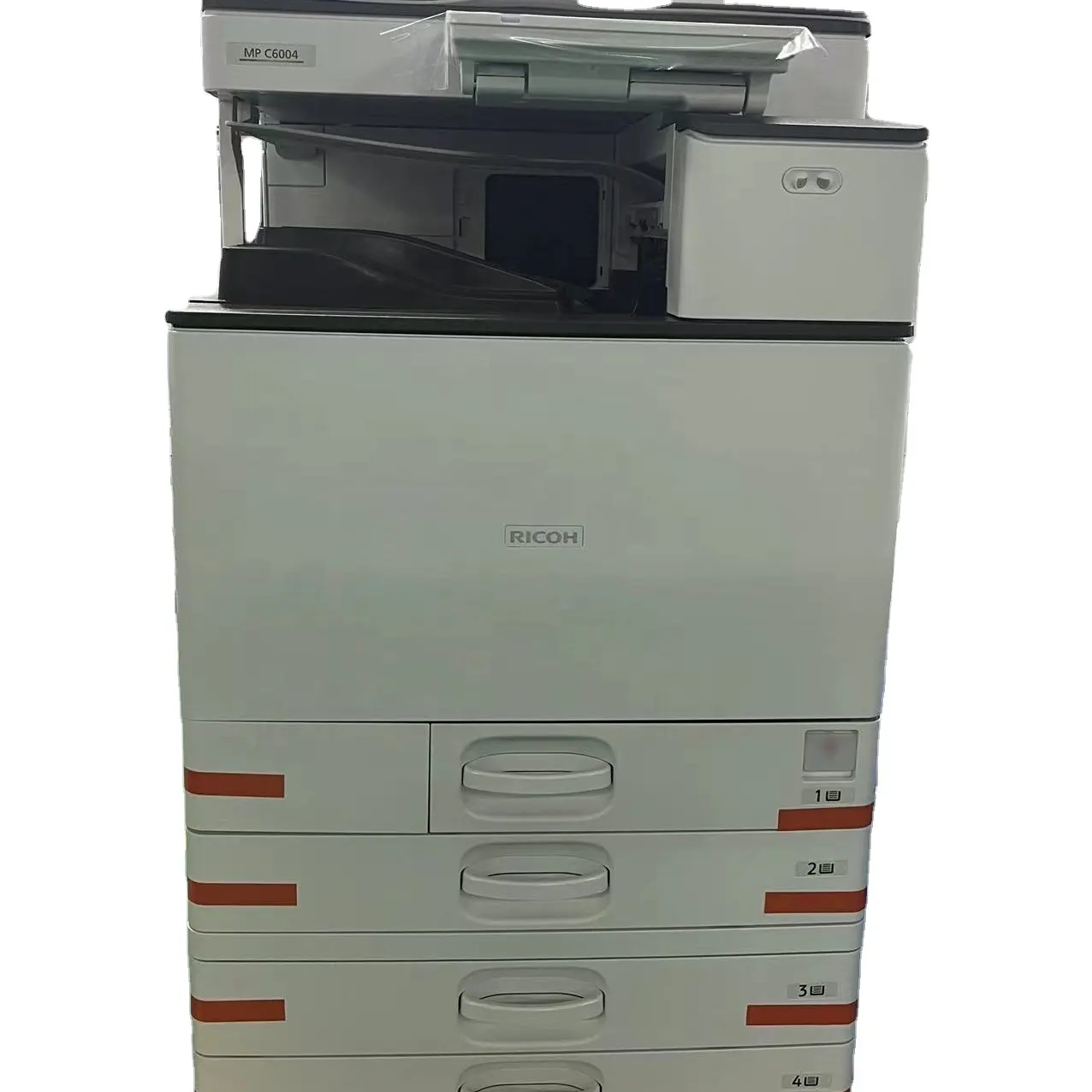 เครื่องถ่ายเอกสารสําหรับ Ricoh Aficio MPC6004/C5504/C4504 เครื่องถ่ายเอกสารเครื่องพิมพ์มัลติฟังก์ชั่นที่ได้รับการตกแต่งใหม่