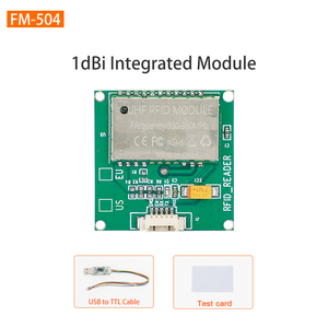 Lector de tarjetas de control de acceso 1dBi UHF RFID Módulo integrado Módulo lector UHF RFID para gestión - Product Image 6
