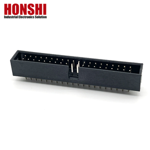 2.54mm Box <strong>Header</strong> H8.8 40P Gold Plated Straight Dual Row Customized High Quality Electrical Connector Box <strong>Header</strong> - Product Image 3