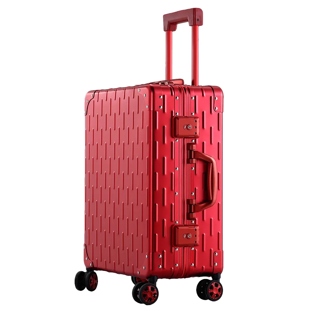 Metallo di alta qualità carry dura di caso di immagazzinaggio mini smart pilota a mano in alluminio caso dei bagagli borse da viaggio trolley valigia