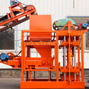 <strong>QTJ4</strong>-<strong>26C</strong> Interlocking Hollow <strong>Block</strong> Making <strong>Machine</strong> Paving Brick Cutting <strong>Machine</strong> with Engine Core Component - Product Image 1