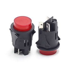 Mavi mandallama kilidi basma düğmesi açma kapama düğmesi, LED maks. Akım 16A maks. Voltaj 250V - Product Image 1